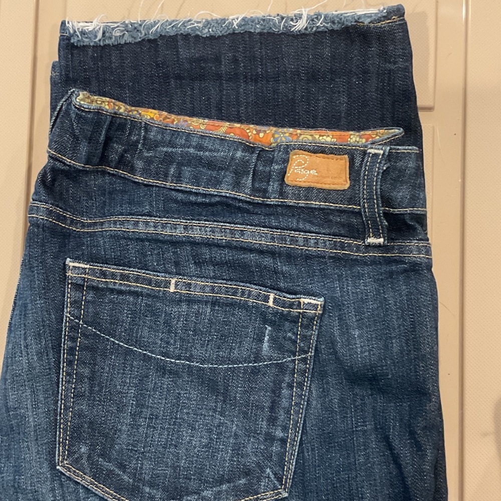 PAIGE Indigo Straight Leg Maternity Women's Jeans